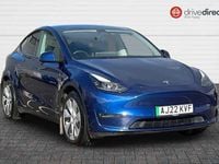 Used Tesla Model Y Long Range AWD 378 kW (514 HP) 2022 Blue SUV