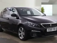 Usado Peugeot 308 GT-line 130 HP (95 kW) 2019 Preto Citadino
