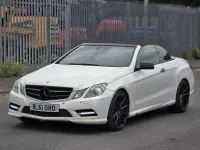 Used Mercedes E220 170 HP (125 kW) 2012 White Cabriolet