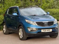 Begagnad Kia Sportage 133 HK (97 kW) 2011 Blå SUV