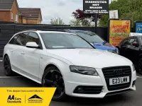 Begagnad Audi A4 Black Edition 136 HK (100 kW) 2011 Vit Kombi