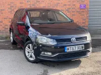 Used VW Polo Edition 90 HP (66 kW) 2017 Black Hatchback