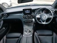 Used Mercedes GLC220 AMG line 170 HP (125 kW) 2018 Blue Coupe