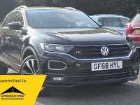 Used VW T-Roc R-line 150 HP (110 kW) 2018 Black SUV