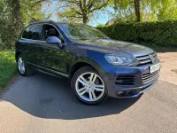 Used VW Touareg R-line 2014 Blue SUV
