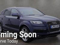 Used Audi Q7 S-line plus 245 HP (180 kW) 2013 Blue SUV