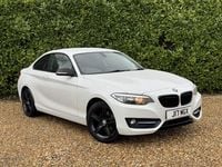 Used BMW 218 Sport Line 2014 White Coupe