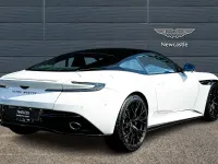 New Aston Martin V8 2026 White Coupe