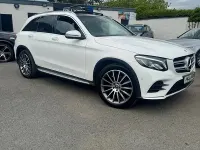 Used Mercedes GLC350 AMG line 2017 White Estate