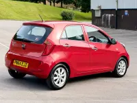 Used Kia Picanto 68 HP (50 kW) 2014 Red Hatchback