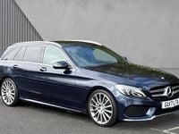 Used Mercedes C220 AMG Line Premium 170 HP (125 kW) 2017 Blue