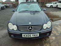 Used Mercedes CLK200 Avantgarde 2005 Blue Cabriolet