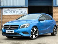 Used Mercedes A200 136 HP (100 kW) 2014 Blue Hatchback