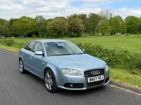Usado Audi A4 S-Line 2007 Azul Berlina