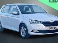 Used Skoda Fabia SE 95 HP (69 kW) 2020 Moon white metallic Hatchback