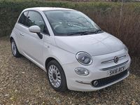 Used Fiat 500 Lounge 2016 White Hatchback