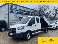 Used Ford Transit 130 HP (95 kW) 2020 White Cabriolet