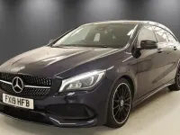 Used Mercedes CLA220 Shooting Brake AMG line 170 HP (125 kW) 2019 Blue Estate