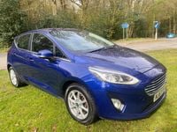 Used Ford Fiesta Zetec 100 HP (73 kW) 2018 Blue Hatchback