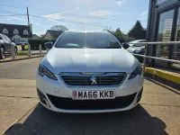 Used Peugeot 308 GT-line 120 HP (88 kW) 2016 White Estate