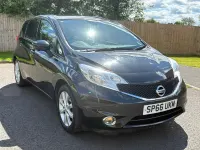 Used Nissan Note Tekna 90 HP (66 kW) 2017 Black Hatchback