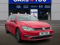 Used VW Golf VII SE 125 HP (91 kW) 2017 Red Hatchback