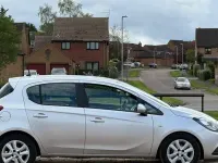 Used Vauxhall Corsa Design Edition 90 HP (66 kW) 2015 Silver Hatchback