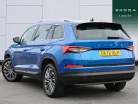Used Skoda Kodiaq SE L Executive 150 HP (110 kW) 2023 Race blue metallic SUV