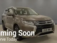 Used Mitsubishi Outlander P-HEV 2018 Brown Estate
