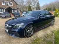 Used Mercedes C300 AMG Line Premium 241 HP (177 kW) 2019 Blue Sedan