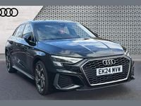 Used Audi A3 S-Line 110 HP (80 kW) 2024 Black Hatchback