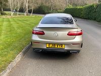 Used Mercedes E220 AMG Line Premium 194 HP (142 kW) 2018 Silver Coupe