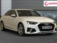Used Audi A4 S-Line 150 HP (110 kW) 2022 White Sedan