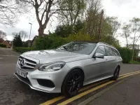 Używany Mercedes E350 AMG 252 KM (185 kW) 2014 Srebrny Kombi