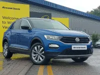 Used VW T-Roc Design 150 HP (110 kW) 2021 Blue SUV