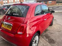 Used Fiat 500 Lounge 69 HP (50 kW) 2019 Red Hatchback