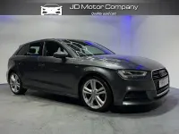 Begagnad Audi A3 S-Line 150 HK (110 kW) 2018 Grå Sedan