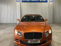 Used Bentley Continental 616 HP (453 kW) 2015 Orange Sedan