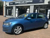 Used VW Golf VII Match 147 HP (108 kW) 2015 Blue Hatchback