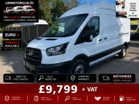 Used Ford Transit 130 HP (95 kW) 2022 White Van