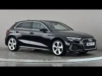 Used Audi A3 S-Line 150 HP (110 kW) 2023 Black Sedan
