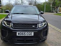 Used Land Rover Range Rover evoque HSE Dynamic 2015 Black Estate