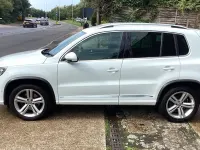 Used VW Tiguan R-line 177 HP (130 kW) 2014 White SUV