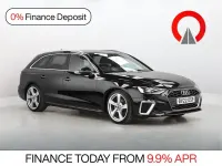 Used Audi A4 S-Line 163 HP (119 kW) 2022 Black Estate