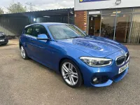 Used BMW 118 M Sport 136 HP (100 kW) 2016 Blue Hatchback