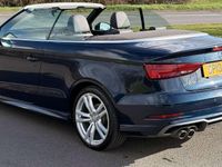 Used Audi A3 Cabriolet S-Line 150 HP (110 kW) 2018 Blue Cabriolet