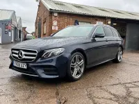 Used Mercedes E220 AMG Line Premium 2018 Blue Estate
