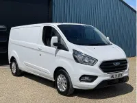 Used Ford Transit Custom Limited 130 HP (95 kW) 2021 Frozen white (solid paint) Van