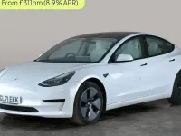 Begagnad Tesla Model 3 Standard Range 208 kW (283 HK) 2021 Vit Sedan