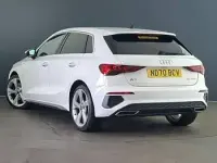 Used Audi A3 Sportback S-Line 110 HP (80 kW) 2020 White Hatchback